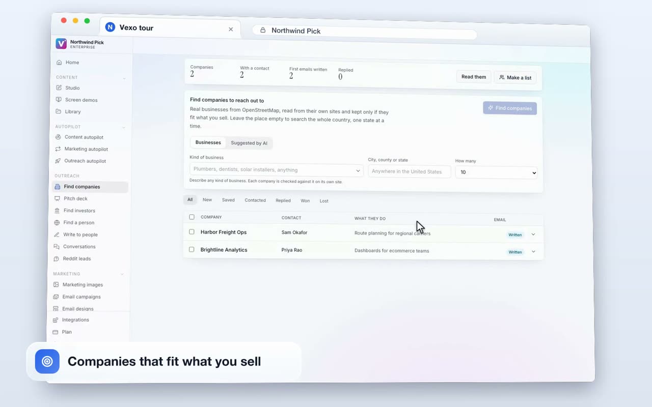 A tour of touchbase